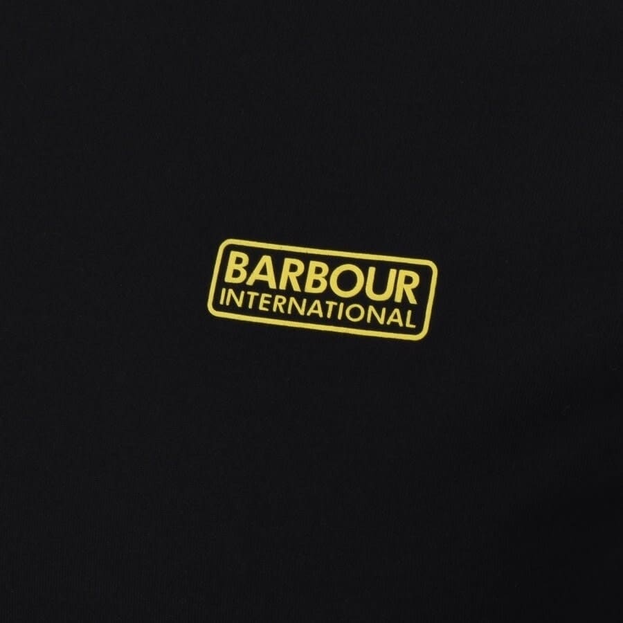Barbour International Logo T Shirt Black